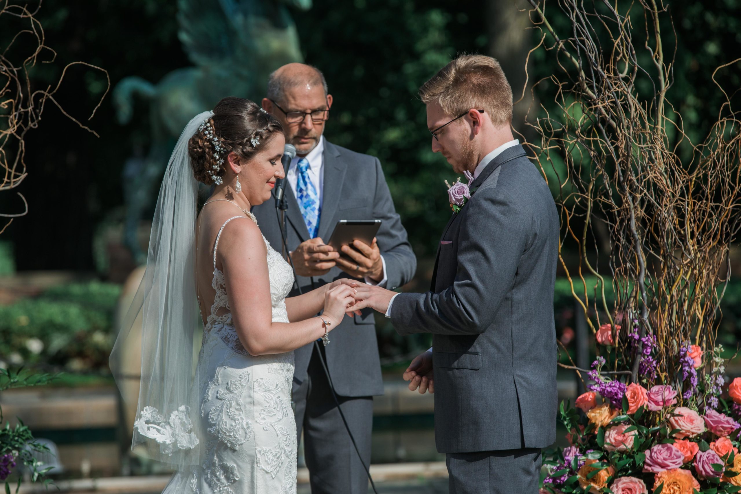 00003_0186_20200809_Maxson_McLoughlin-E-min - Mike Staff Productions bride and groom outdoor wedding ceremony