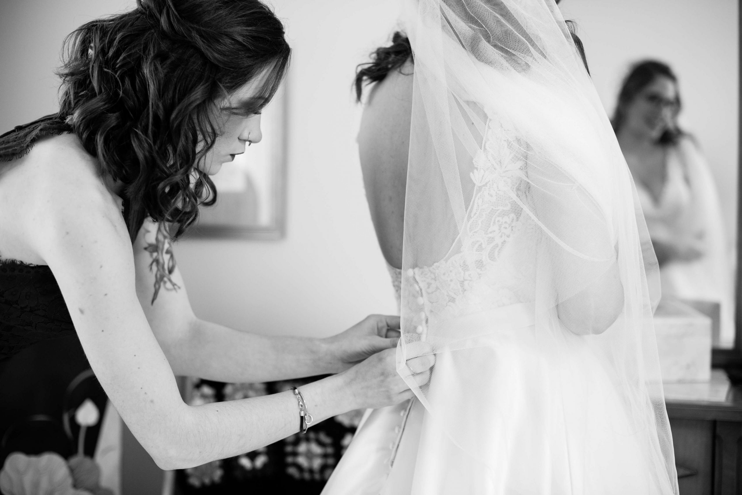 wedding photography pre ceremony bride getting ready