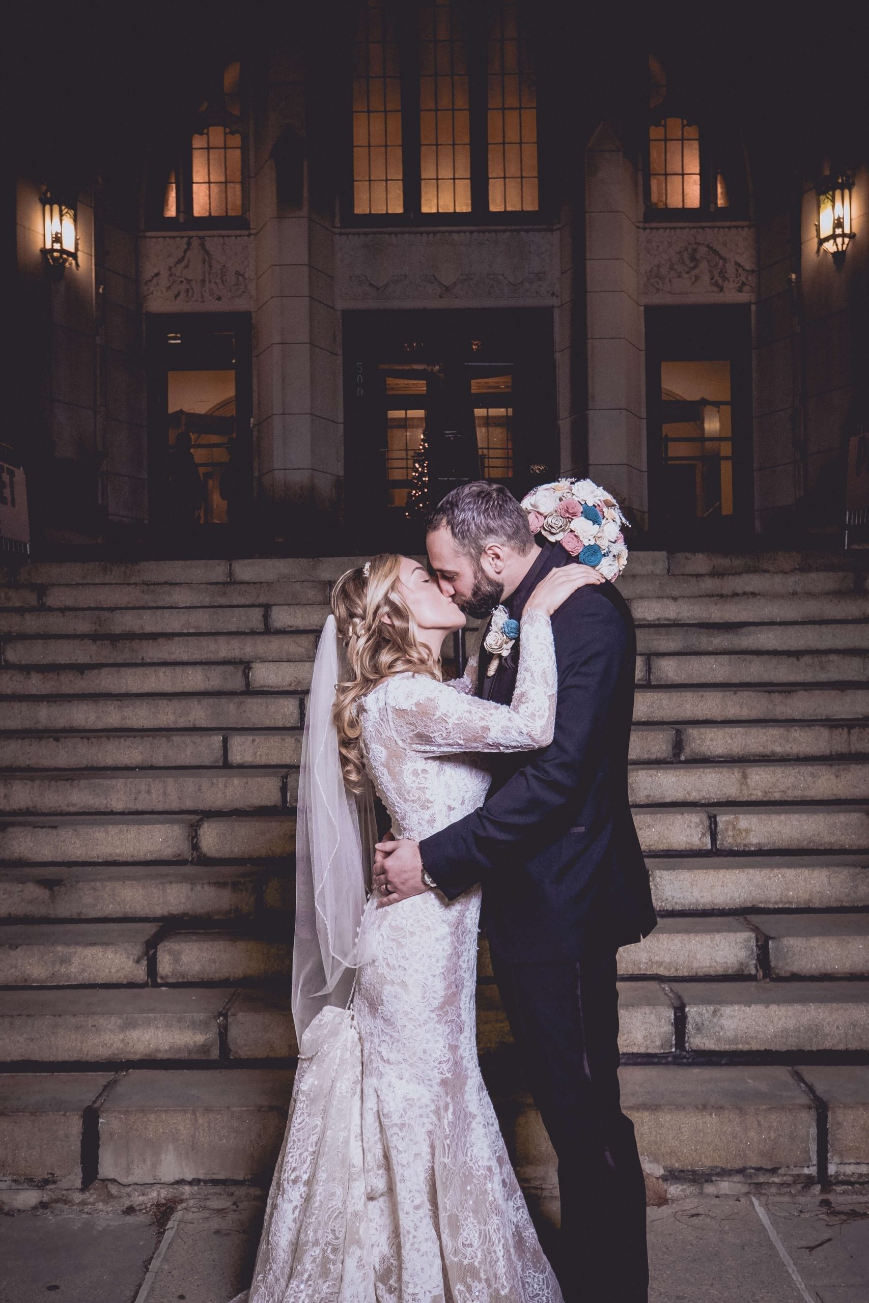 real detroit wedding kathryn steve - Mike Staff Productions wedding photography romantics