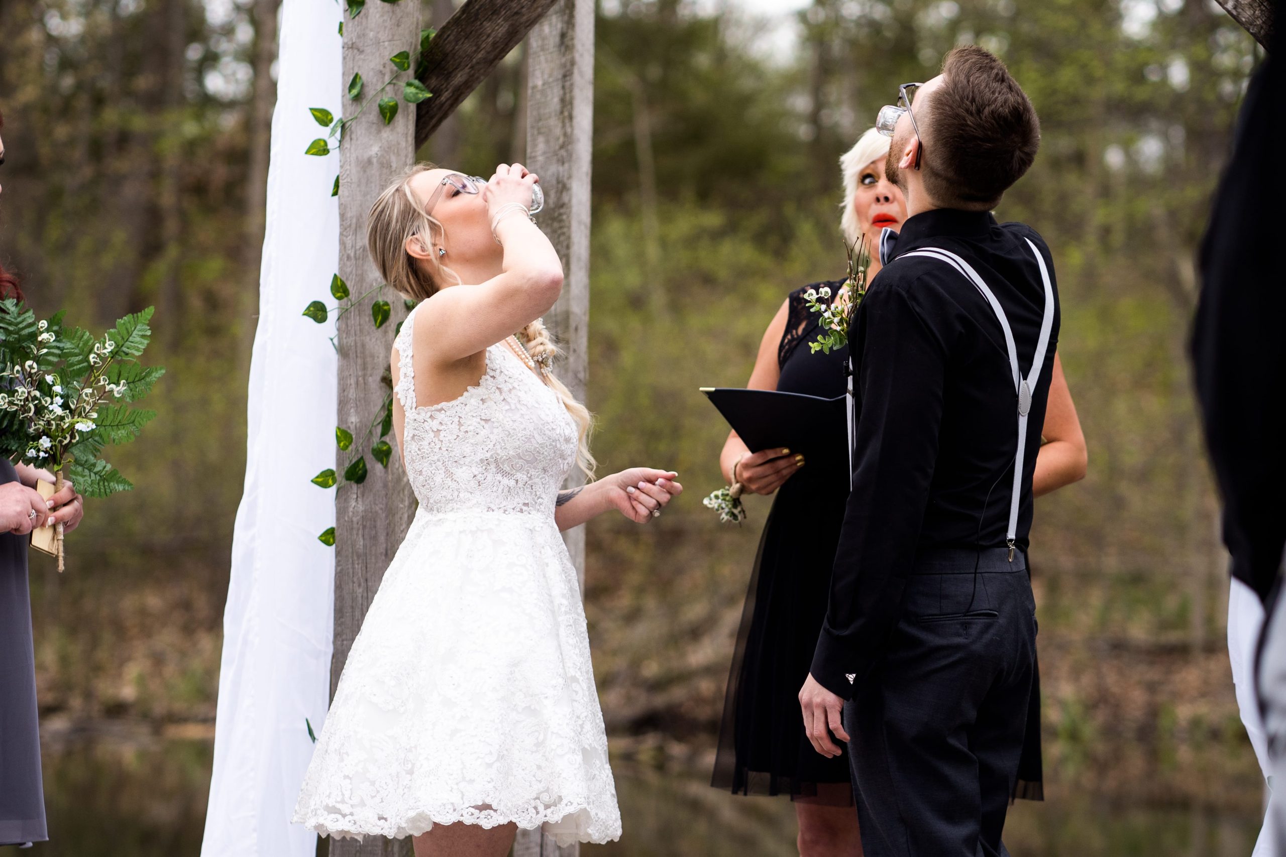 real detroit wedding jessi and tone - Mike Staff Productions wedding ceremony