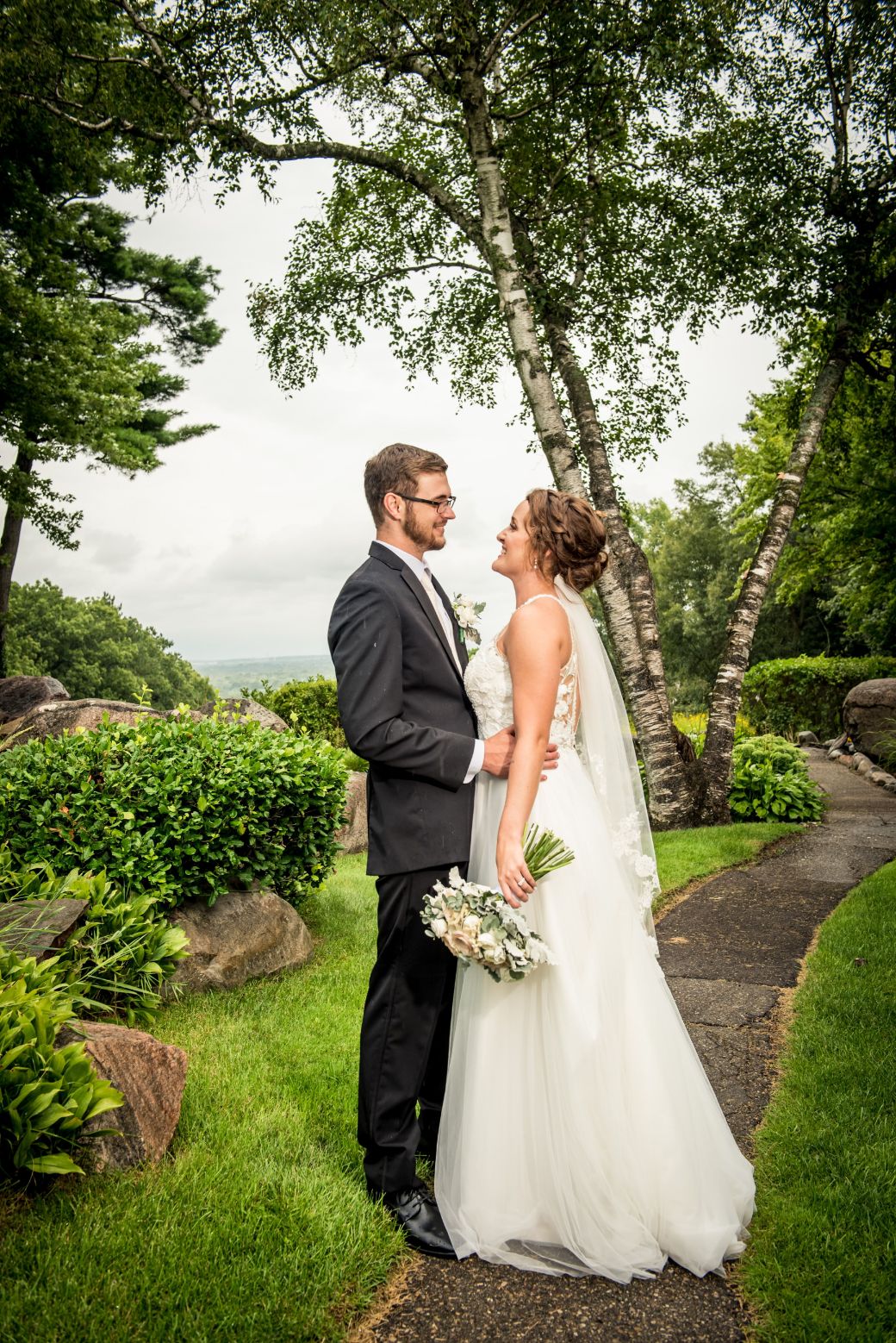 amanda and logan in pine knob gardens - Mike Staff Productions