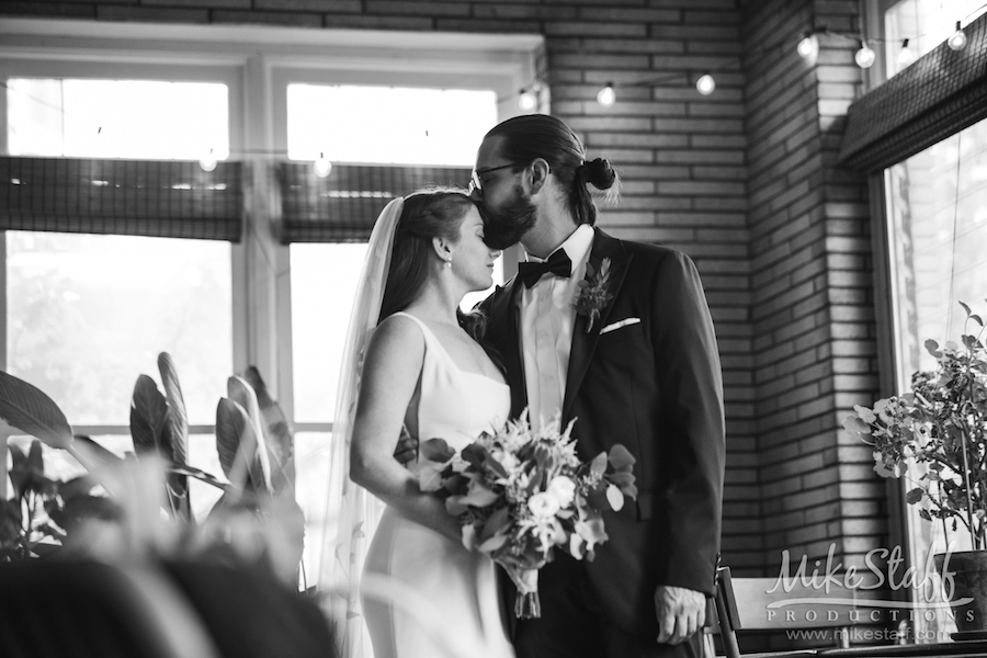 amanda and michael whiskey factory black and white - Mike Staff Productions amanda and michael's detroit whiskey factory wedding