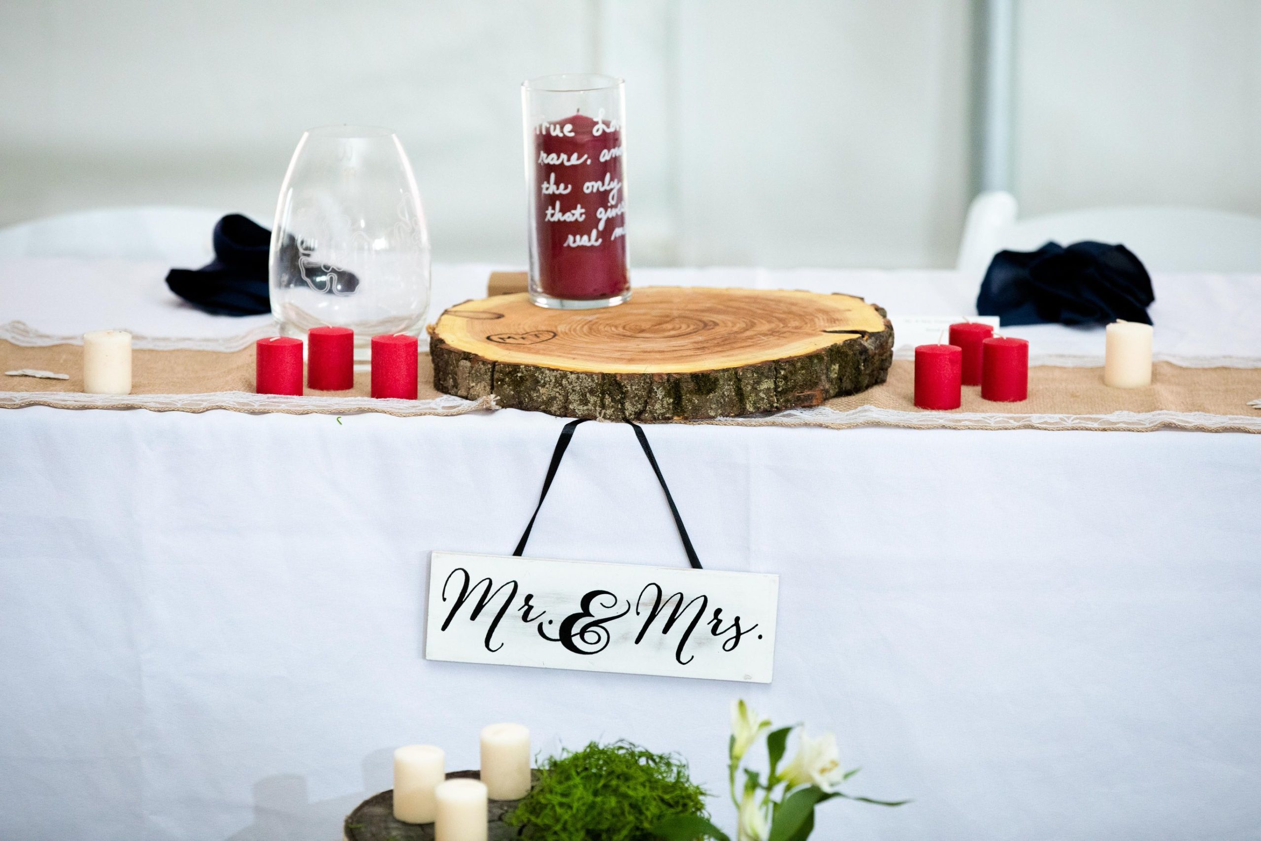 backyard wedding details - Mike Staff Productions