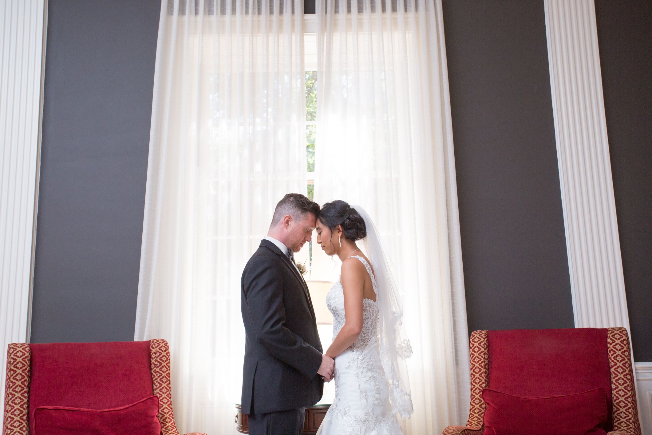 bride and groom at dearborn inn - Mike Staff Productions bride and groom at dearborn inn