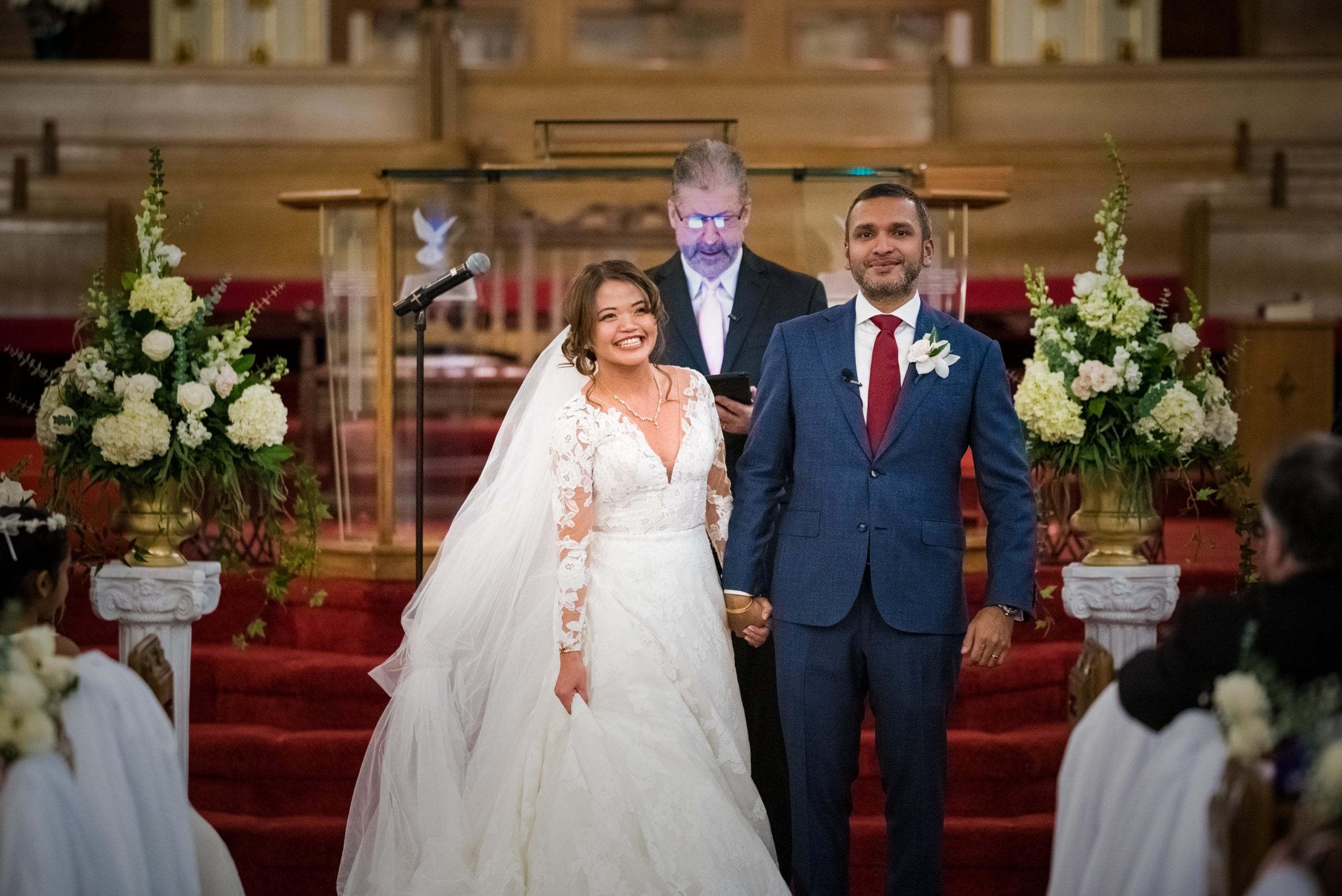 bride and groom processional-min - Mike Staff Productions bride and groom processional