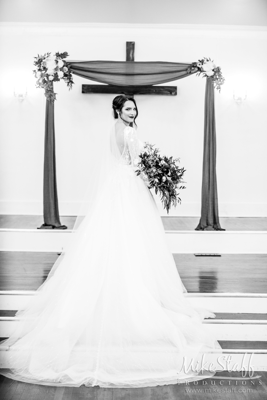 bride at holly vault - Mike Staff Productions bride at holly vault