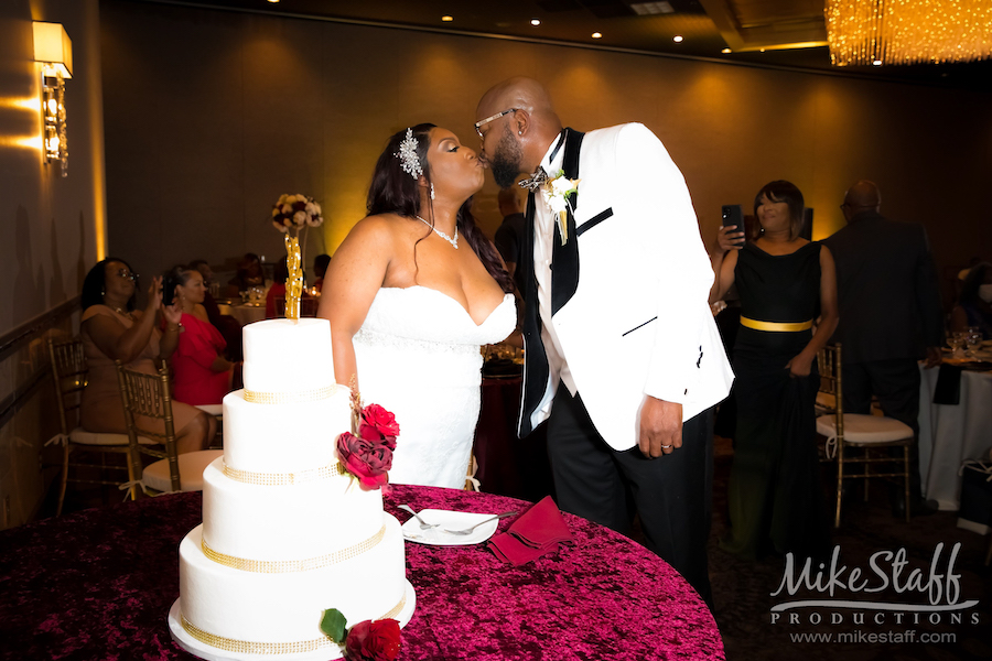 cake cutting at Laurel Manor - Mike Staff Productions cake cutting at Laurel Manor