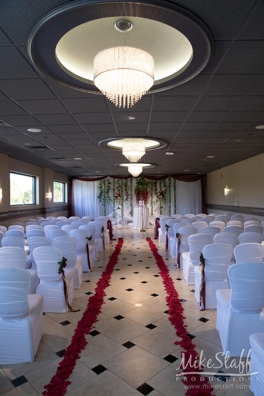 Ceremony space at Laurel Manor - Mike Staff Productions Ceremony space at Laurel Manor