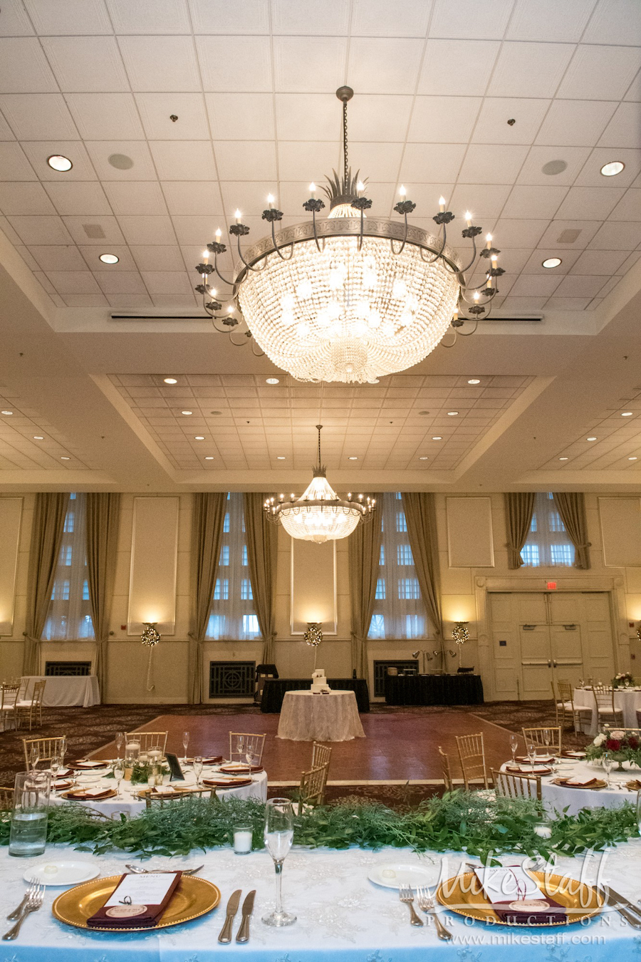 dance floor at inn at st johns ballroom - Mike Staff Productions dance floor at inn at st johns ballroom