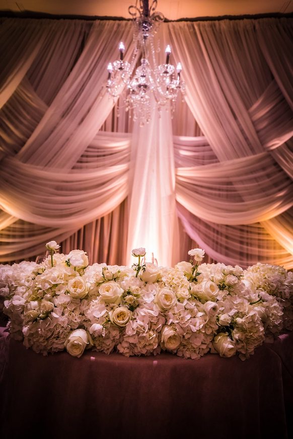 drapery white uplighting reception - Mike Staff Productions - Mike Staff Productions drapery white wedding uplighting reception