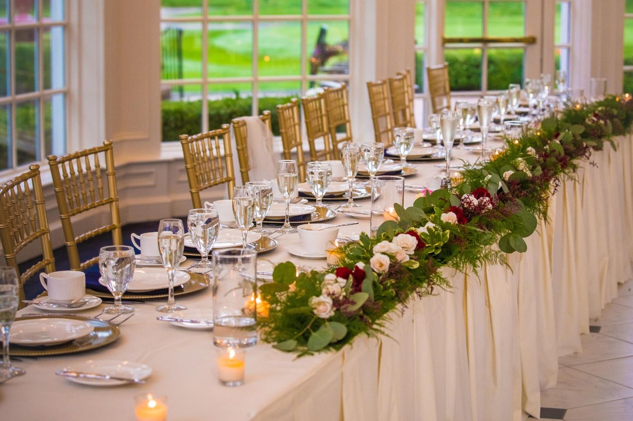 head table at cherry creek - Mike Staff Productions head table at cherry creek