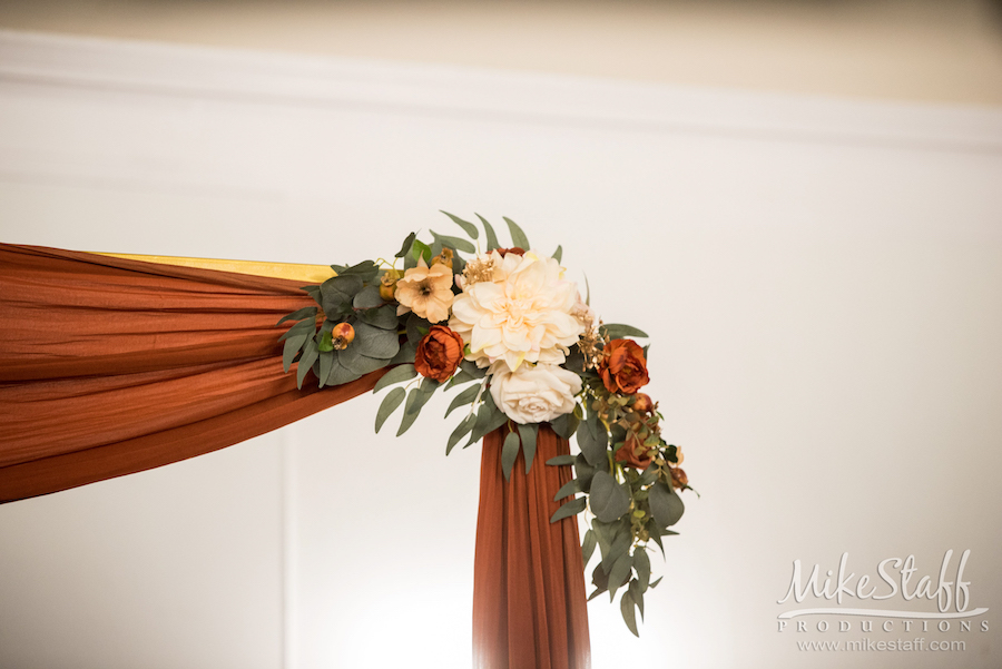 holly vault floral details - Mike Staff Productions Miriah and Andrew's Wedding at The Holly Vault