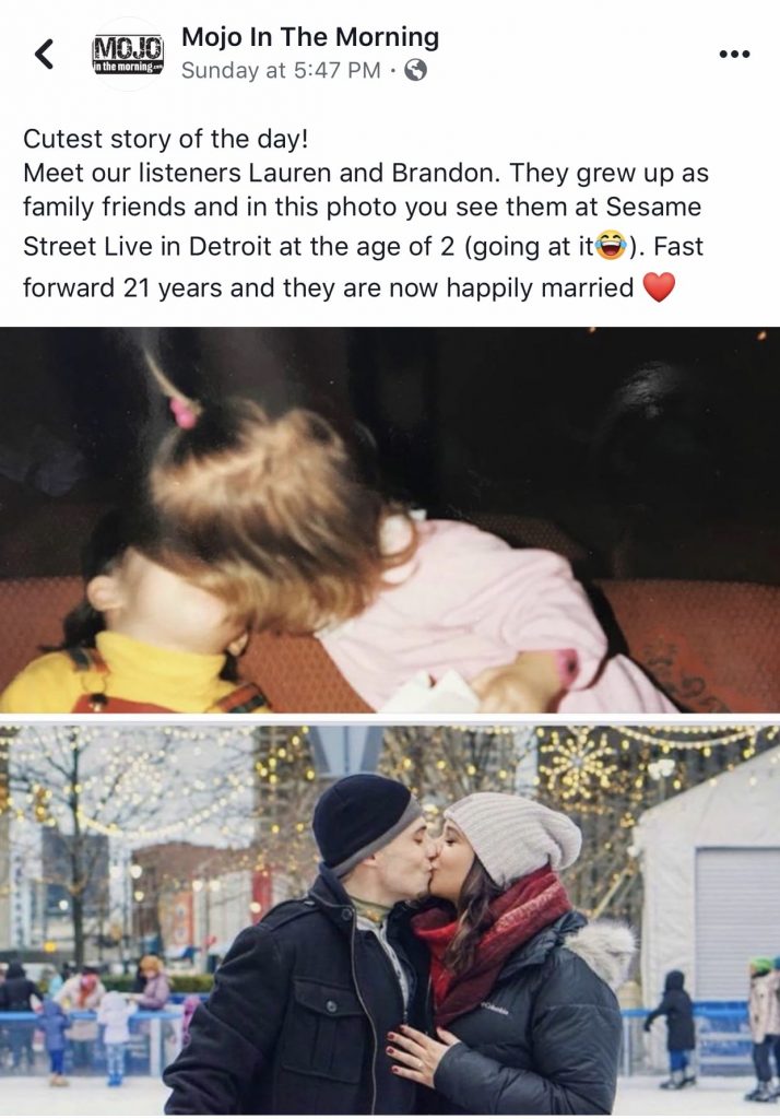 Mike Staff Productions Couples - Mike Staff Productions' Love Story Goes Viral mojo in the morning facebook post
