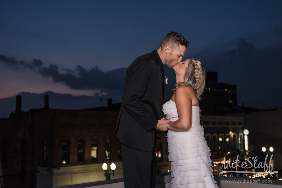 kissing on rooftop - Mike Staff Productions kissing on rooftop