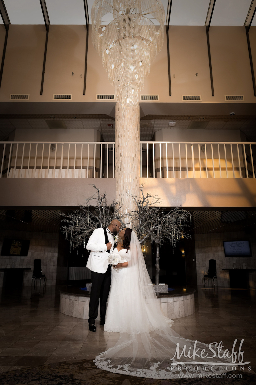 Lomyda and Eric wedding portrait - Mike Staff Productions Lomyda and Eric wedding portrait