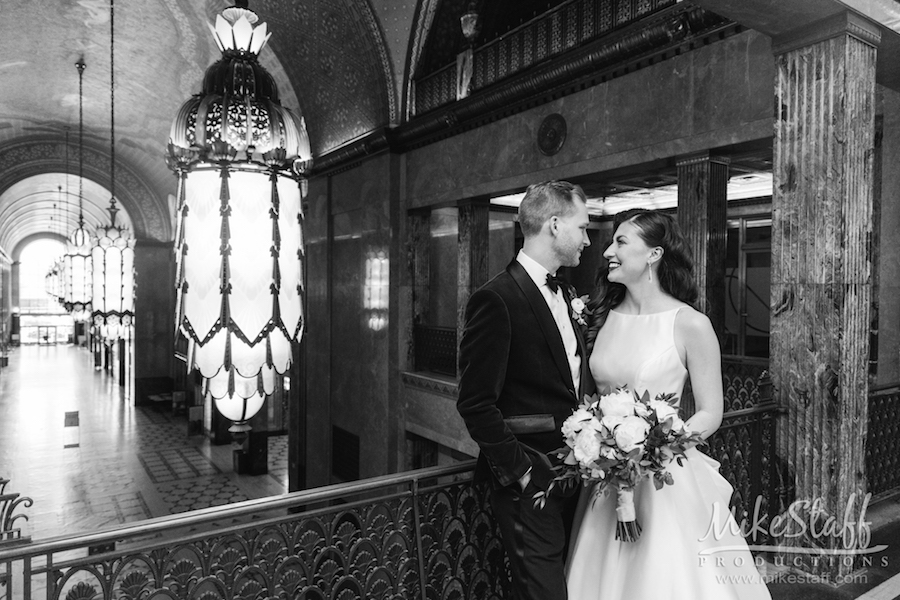 mikestaff-26 - Mike Staff Productions Fisher Building wedding photography detroit black and white
