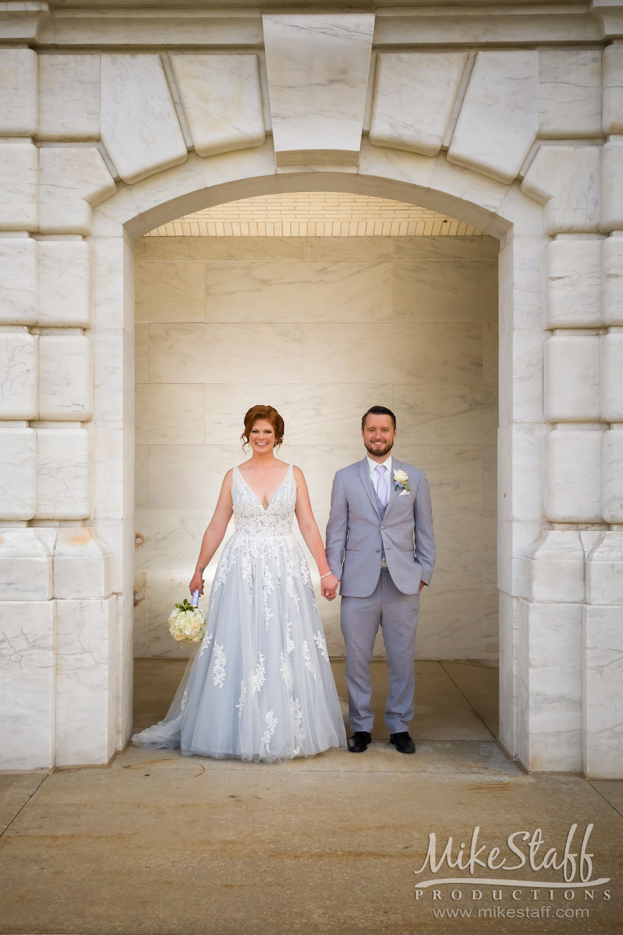 mikestaff-10 - Mike Staff Productions bride and groom portrait at dia