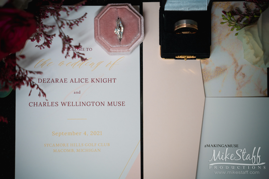 mikestaff - Mike Staff Productions dezarae and charles wedding rings and invitation