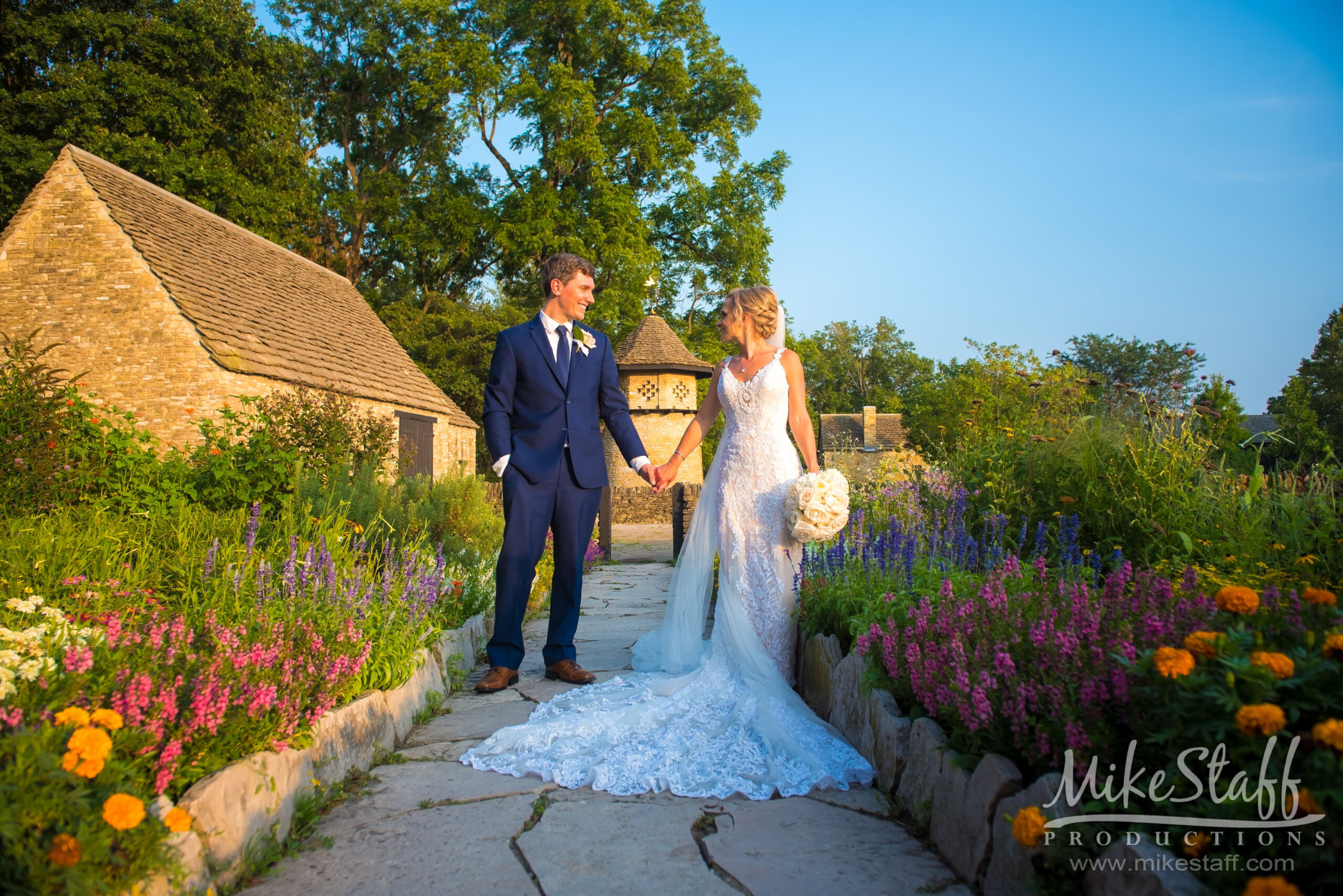 rebecca and kyle outside - Mike Staff Productions rebecca and kyle outside