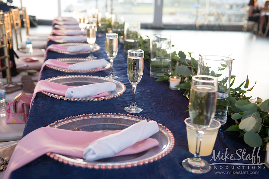 reception details at roostertail - Mike Staff Productions reception details at roostertail