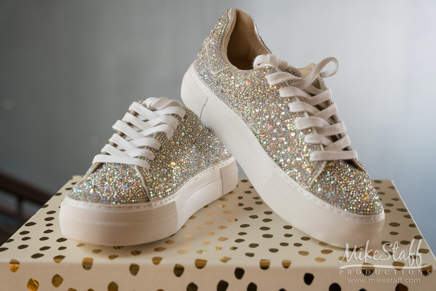sparkle wedding sneakers - Mike Staff Productions sparkle wedding sneakers