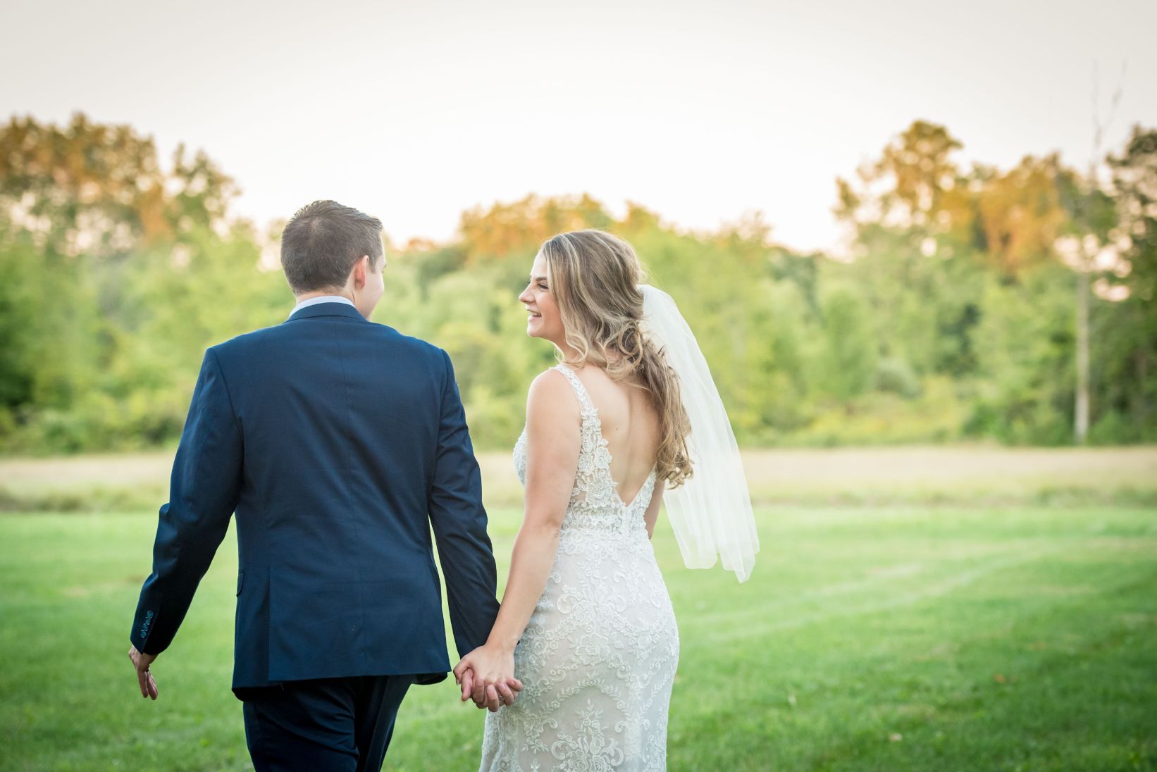 Tessa and Andrew walking outside - Mike Staff Productions