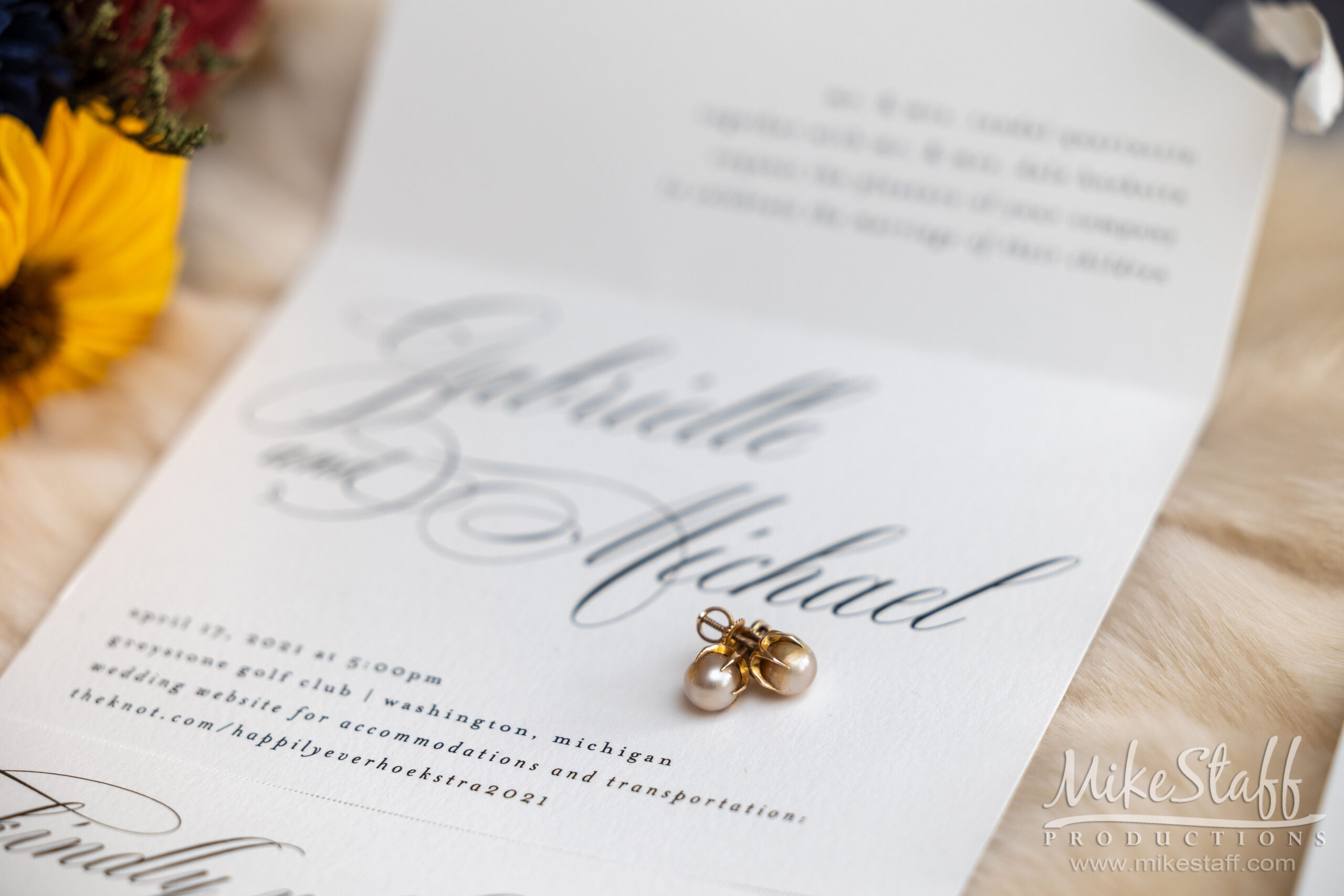 wedding invites - Mike Staff Productions wedding invites
