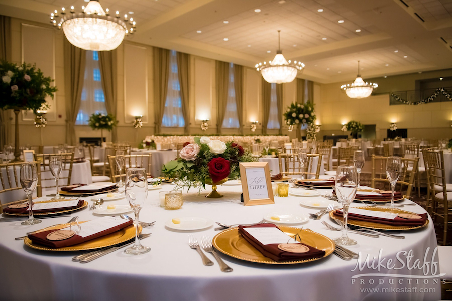 wedding reception at inn at st johns ballroom - Mike Staff Productions wedding reception at inn at st johns ballroom